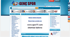 Desktop Screenshot of gencspor.org